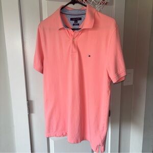 Tommy Hilfiger Men's Slim Fit Polo Shirt 97% Cotton Size L